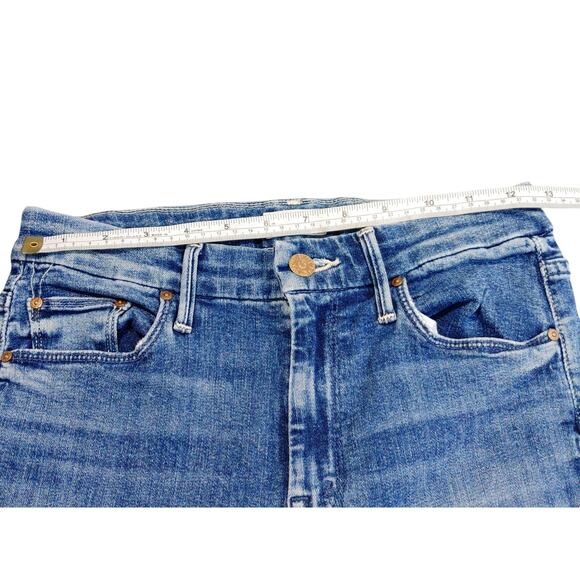 MOTHER The Looker Skinny Denim Jeans High Rise Medium Wash Blue Womens Waist 26 - Picture 6 of 8